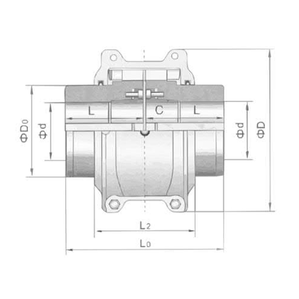 T05系列快速拆裝型蛇形彈簧聯軸器